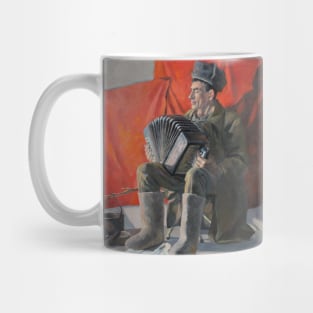 Russian Man Playing Accordion Mug